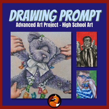 Preview of Advanced Drawing AP®Studio Art Project High School Art "Torn Apart"