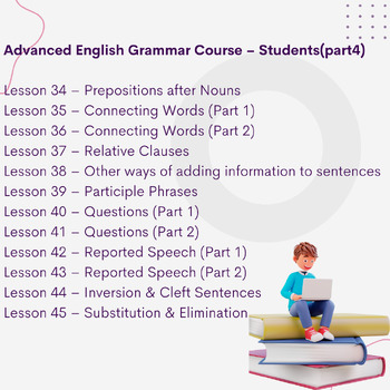 Preview of Advanced English Grammar Course – Students(part4) |Close Reading |Reading Toef|