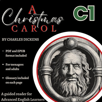 Preview of A Christmas Carol by Charles Dickens : ESL C1 Graded Reader Ebook
