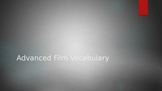Advanced Film/Video Vocabulary Powerpoint