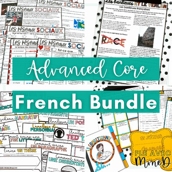Preview of Advanced French Bundle - Thematic French Units & French Grammar