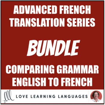 Preview of Advanced French Translation Challenges - BUNDLE - Video + PowerPoint