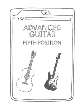 Preview of Advanced Guitar Workbook - Fifth Position