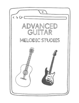 Preview of Advanced Guitar Workbook - Melodic Studies