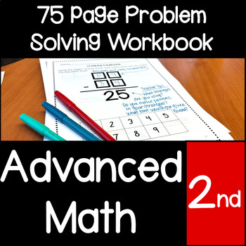Preview of Advanced Math : Problem Solving Workbook Gifted 2nd