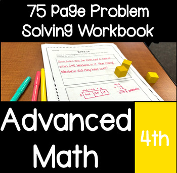 Preview of Advanced Math : Problem Solving Workbook Gifted 4th