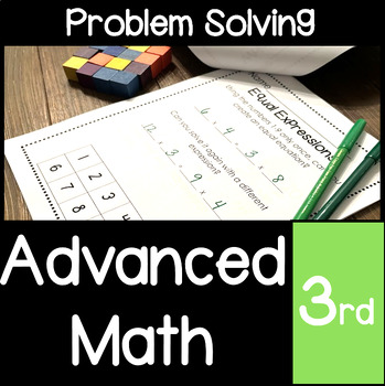 Preview of Advanced Math : Problem Solving and Communication for Gifted 3rd Grade