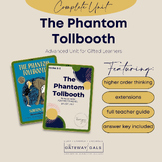 Advanced Novel Study for The Phantom Tollbooth using Depth