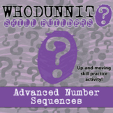 Advanced Number Sequences Whodunnit Activity - Printable &