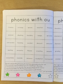 Preview of Multisyllable Phonics Book