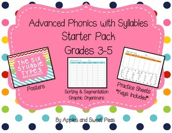 Preview of Advanced Phonics with Syllables Grades 3-5