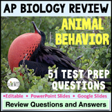 Animal Behavior Advanced Placement AP Biology Exam Review