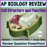 Cell Structure and Function Organelles Review AP Advanced 