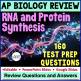 RNA Protein Synthesis Transcription Translation AP Biology