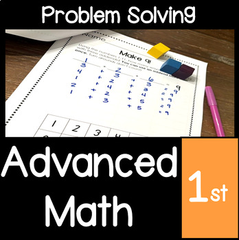 Preview of Advanced Math Problem Solving and Communication for Gifted 1st
