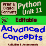 Advanced Python Concepts Editable Unit 11