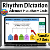 Advanced Rhythm Dictation Games Music Boom Cards BUNDLE