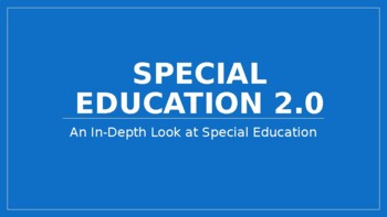 Preview of Advanced Special Education Training (TEA)