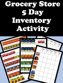 Preview of Advanced Taking Inventory -5 Day Activity with Questions