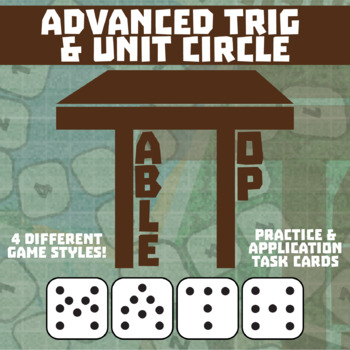 Preview of Advanced Trigonometry & Unit Circle Game - Small Group TableTop Activity