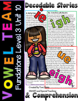 Preview of Advanced vowel teams eigh igh  Reading Passages & Comp Distance Learning Google