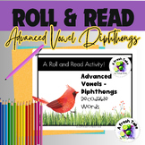 Advanced Vowels Roll & Read Freebie |Phonics Game| Diphtho