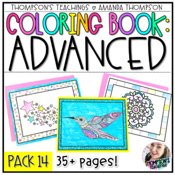 Preview of Advanced and Detailed Coloring Pages | Coloring Sheets | Coloring Book