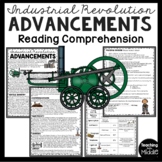 Industrial Revolution Advancements Reading Comprehension W