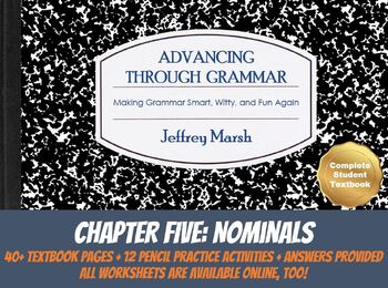 Preview of Advancing Through Grammar: Grammar Textbook + Activities (Chapter Five)