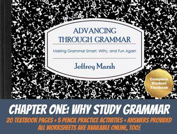 Preview of Advancing Through Grammar: Grammar Textbook + Activities (Chapter One)