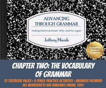 Preview of Advancing Through Grammar: Grammar Textbook + Activities (Chapter Two)