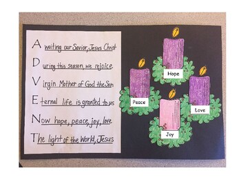 advent acrostic candles poem bulletin christmas catholic love boards board religious poems teaching open