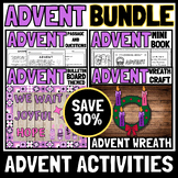 Advent Activities BUNDLE : Coloring Pages - Bulletin board