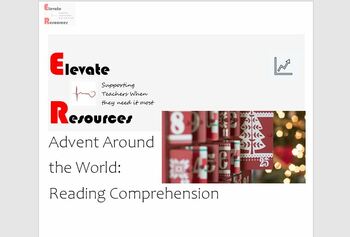 Preview of Advent Around the World - Reading Comprehension