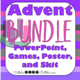 Advent Bundle: PowerPoint, Poster, Games, Activities, Read