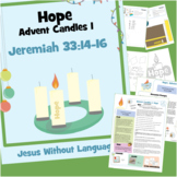 Advent Candle week 1 Lesson & Bible Crafts - Jeremiah 33 