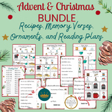 Advent & Christmas Bundle: Recipes, Memory Verses, Ornamen