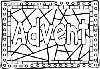 Advent: Coloring Pages by Ponder and Possible | Teachers Pay Teachers