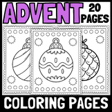 Advent Coloring pages - Advent Ornament Coloring Pages - A