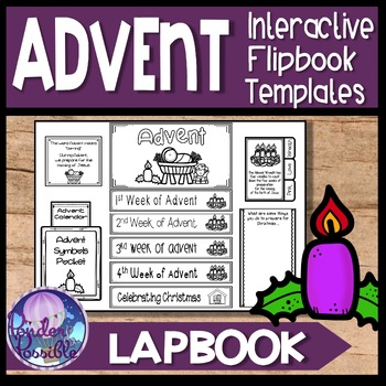 Preview of Advent Lapbook / Flipbook