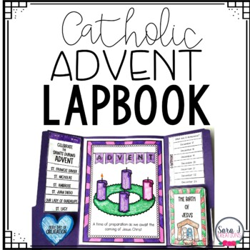 Preview of Advent Lapbook Catholic