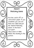 Advent Matching Game