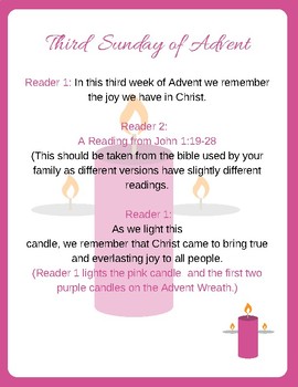 Advent Prayer Cards by Trini Teach RC | TPT