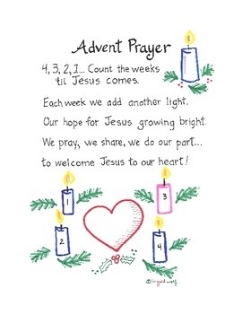 Preview of Advent Prayer With Actions