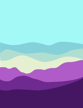 Preview of Advent Purple Mountain Background