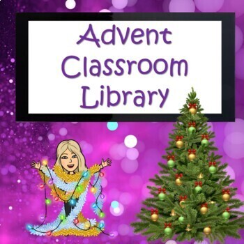Preview of Advent Read Alouds Online Classroom Library -Distance Learning -Google Classroom