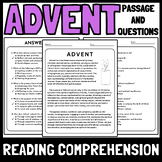 Advent Reading Comprehension Passages and Questions - Adve