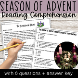 Advent Reading Comprehension Questions - Catholic Christma