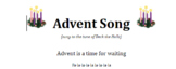 Advent Song - Happy and Upbeat - Easy to Learn