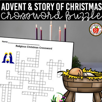 Preview of Advent & Story of Christmas Crossword Puzzle